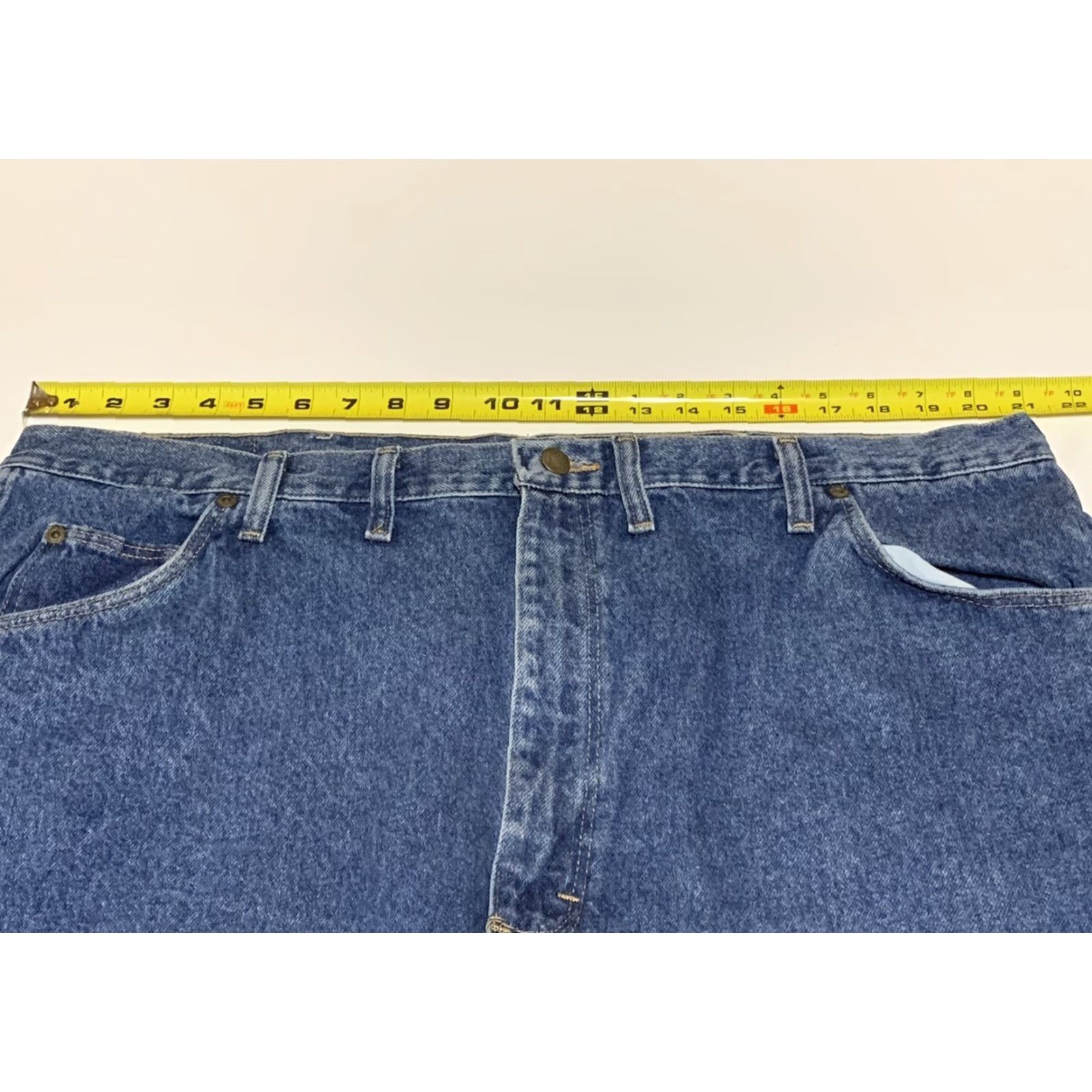 Wrangler Wrangler Regular Fit Blue Denim Jeans Men's 42x30 Size US 42 / EU 58 - 3 Thumbnail