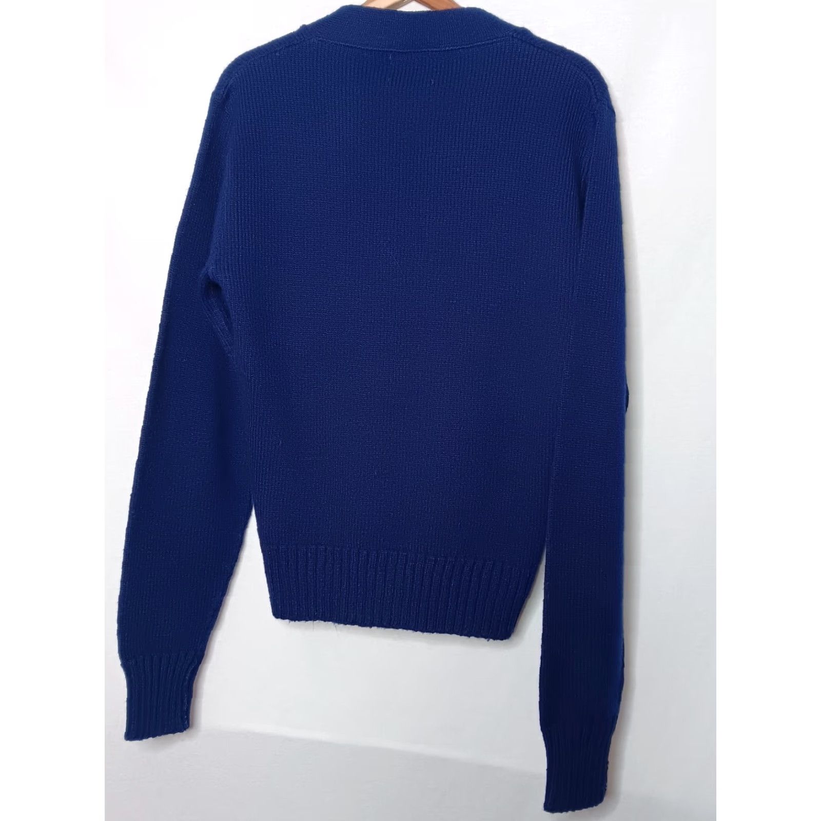 Vintage VINTAGE Bristol Products Sweater Men L Blue Football Embroidered Grafton West Virginia Varsity Size US L / EU 52-54 / 3 - 3 Thumbnail