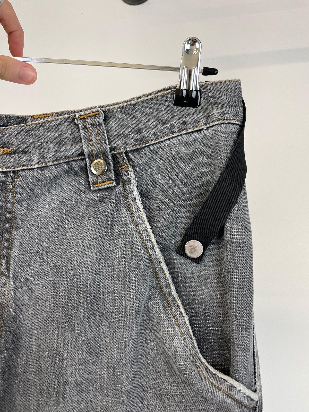 Dolce & Gabbana 2000s heavy weight multi pockets cargo bondage pants archive Size US 35 - 6 Thumbnail