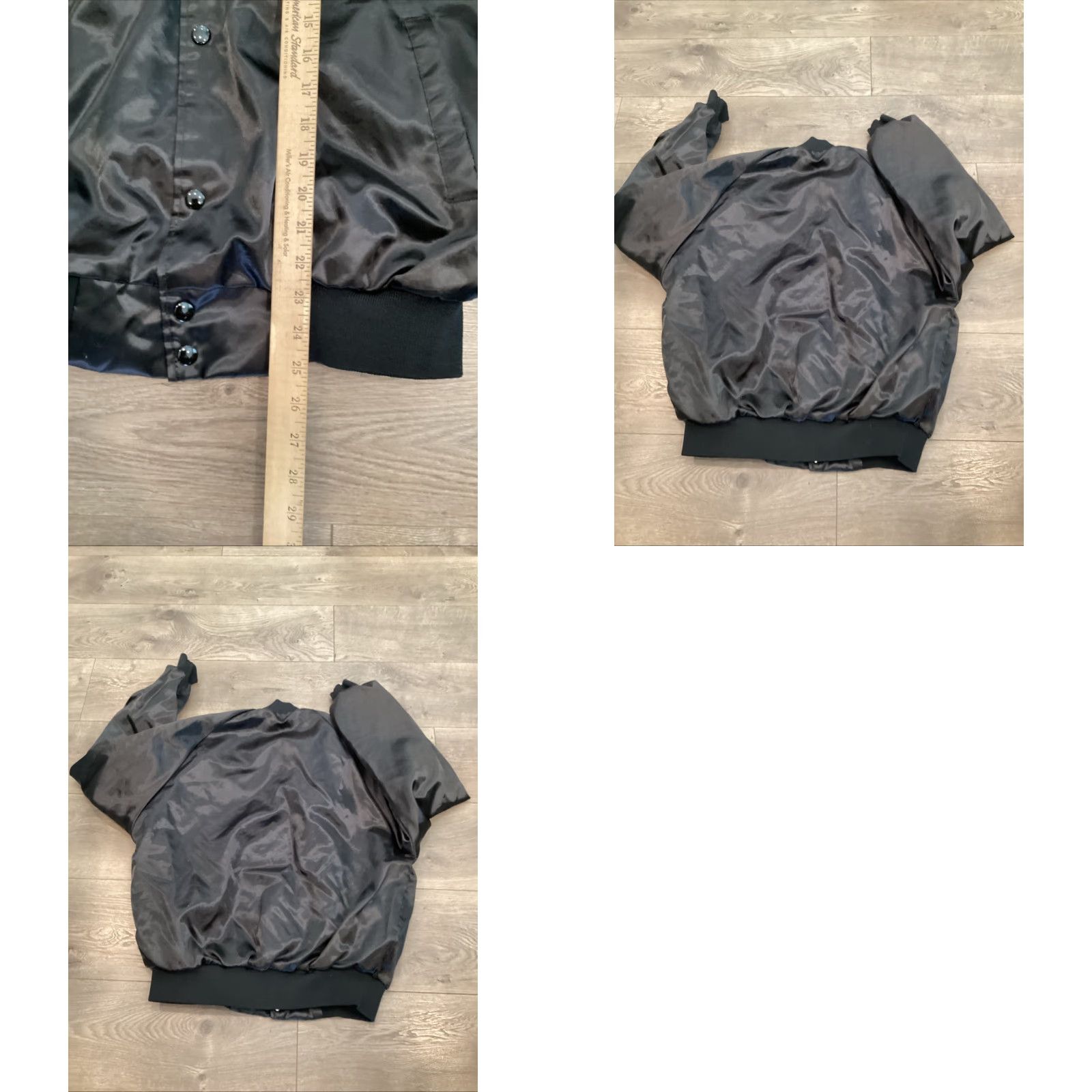 Vintage VINTAGE Auburn Jacket Manteca Police K-9 Unit Lined Bomber Black L Mens 90s Logo Unique Size US L / EU 52-54 / 3 - 8 Thumbnail