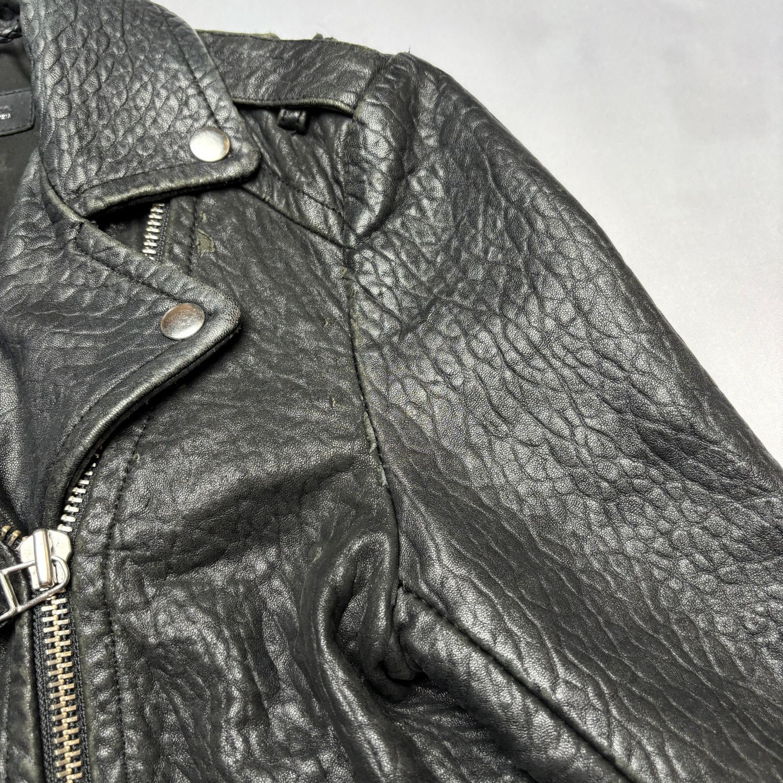 Mackage Mackage for Aritzia Pebbled Lamb Leather Jacket Womens Small Size S / US 4 / IT 40 - 17 Thumbnail