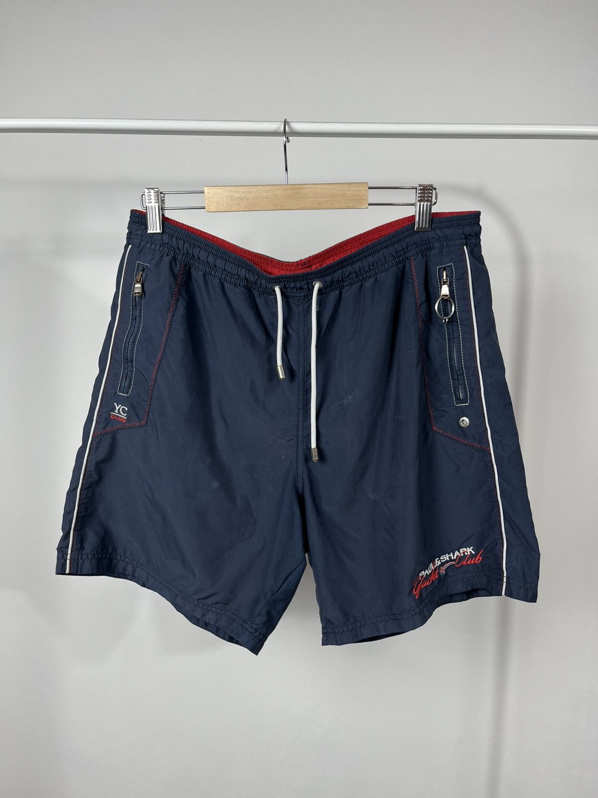 Paul & Shark Paul & Shark Yachting Swim Shorts Navy Red Trim Sailing XL Size US 36 / EU 52 - 1 Thumbnail