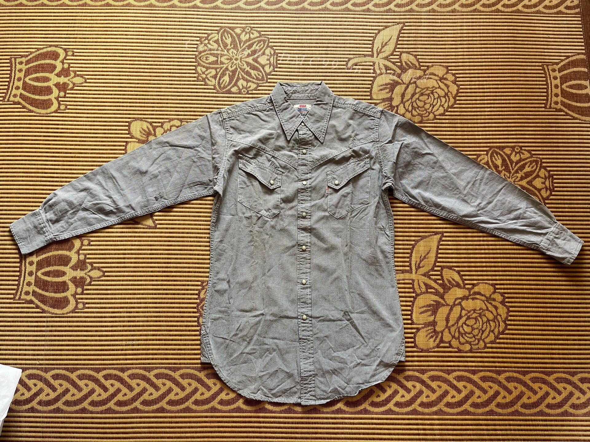 Levi's Vintage Clothing Levi's LVC Houndstooth Long-Sleeve Shirt Size US M / EU 48-50 / 2 - 1 Thumbnail