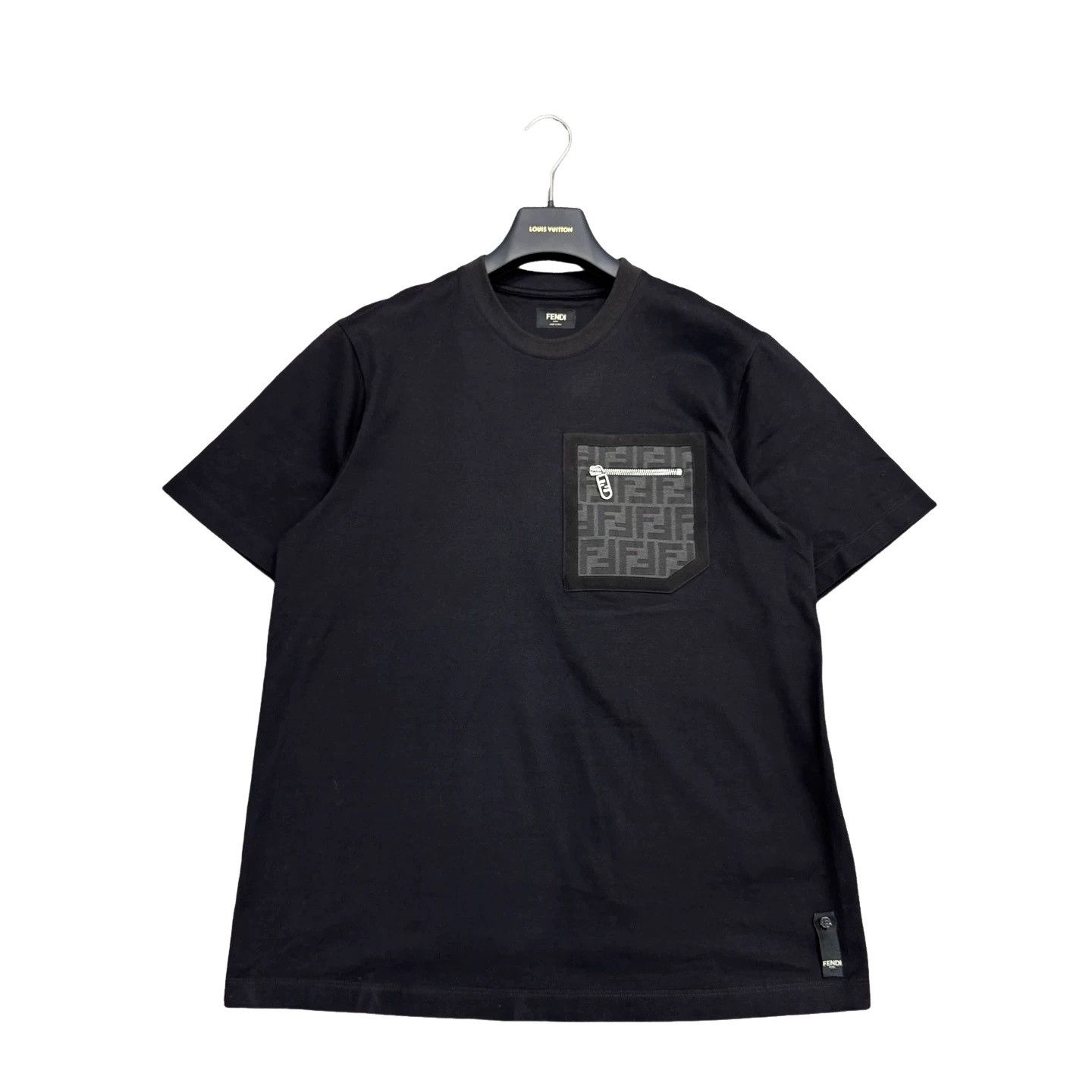 Fendi Fendi Monogram Pocket T-Shirt Size S Size US S / EU 44-46 / 1 - 1 Thumbnail