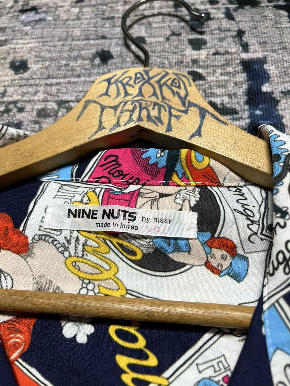 Designer × Japanese Brand 🔥Nine Nuts By Nissy Naked Girl Full Print Shirts Button Up Size US XL / EU 56 / 4 - 7 Thumbnail