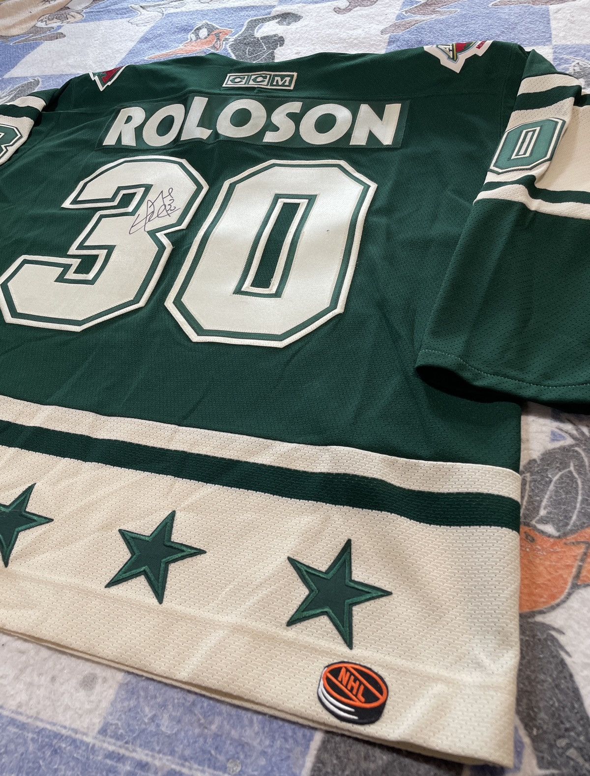 Ccm Vintage NHL all star game Dwayne Roloson signed jersey Size US XXL / EU 58 / 5 - 4 Thumbnail