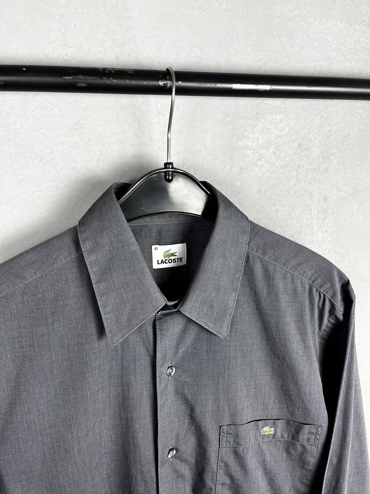 Lacoste × Vintage Lacoste shirt vintage Size US L / EU 52-54 / 3 - 2 Thumbnail