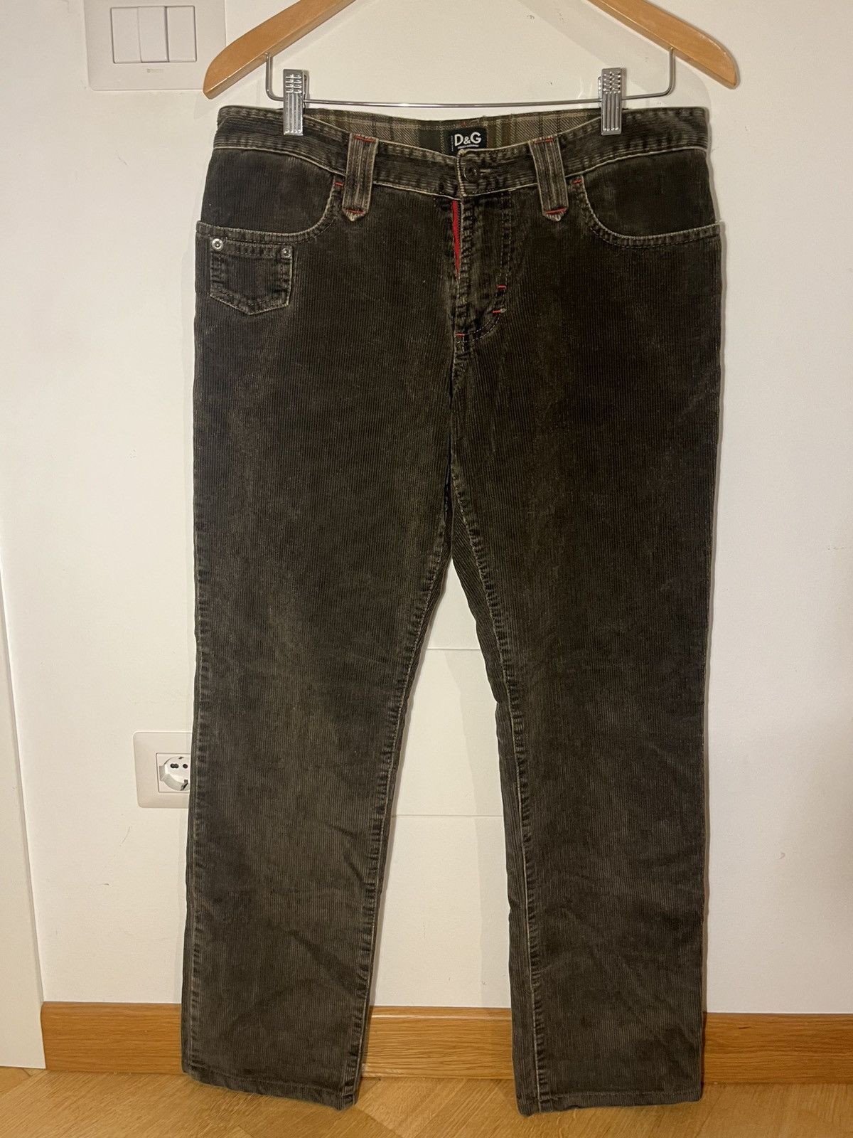 Dolce & Gabbana ARCHIVAL D&G Dolce & Gabbana Corduroy Trousers MCMXCIII IT47 Size US 44 / EU 60 - 1 Thumbnail