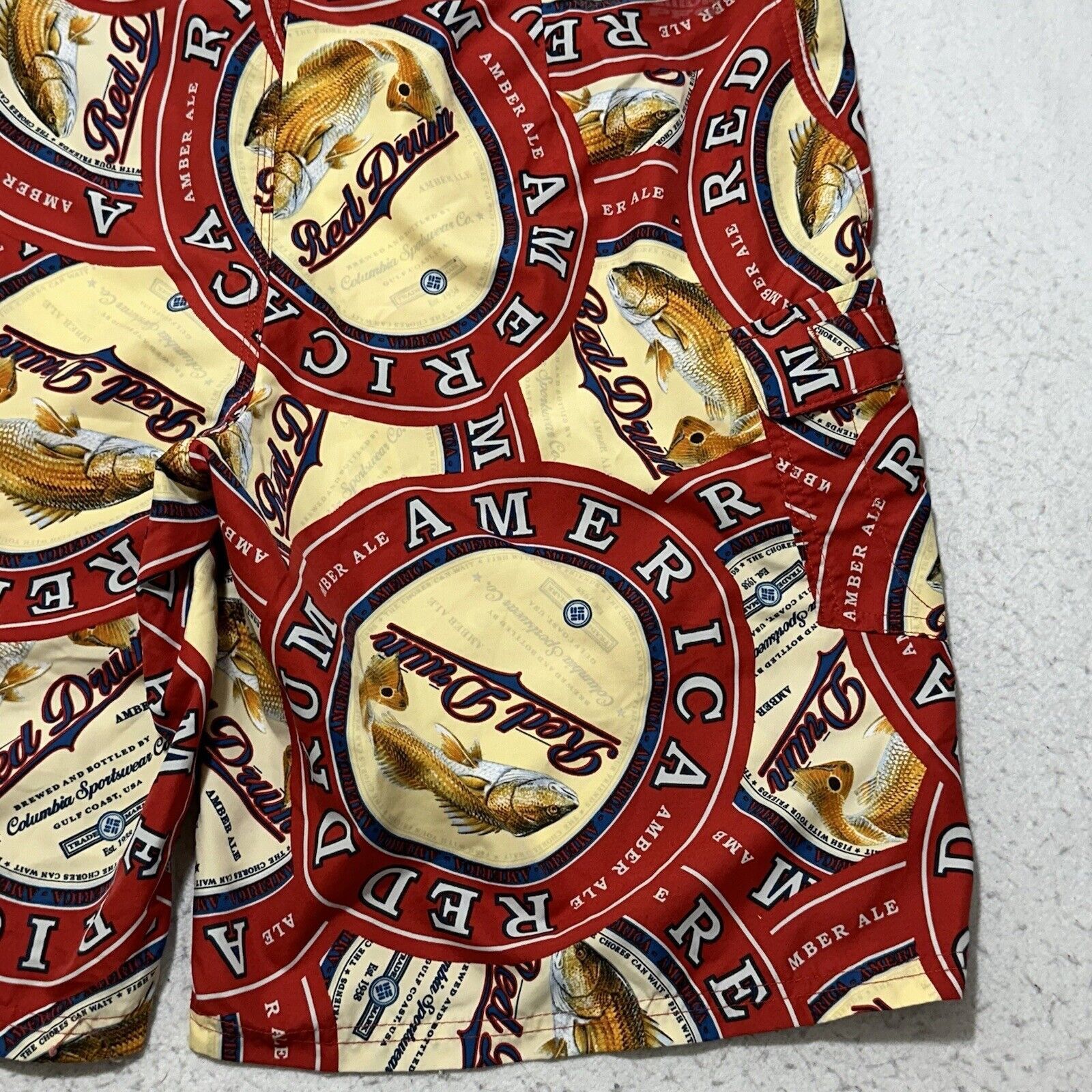 Columbia Columbia PFG 36 Swim Trunks 10" Inseam Bottle Opener USA Size US 36 / EU 52 - 9 Thumbnail
