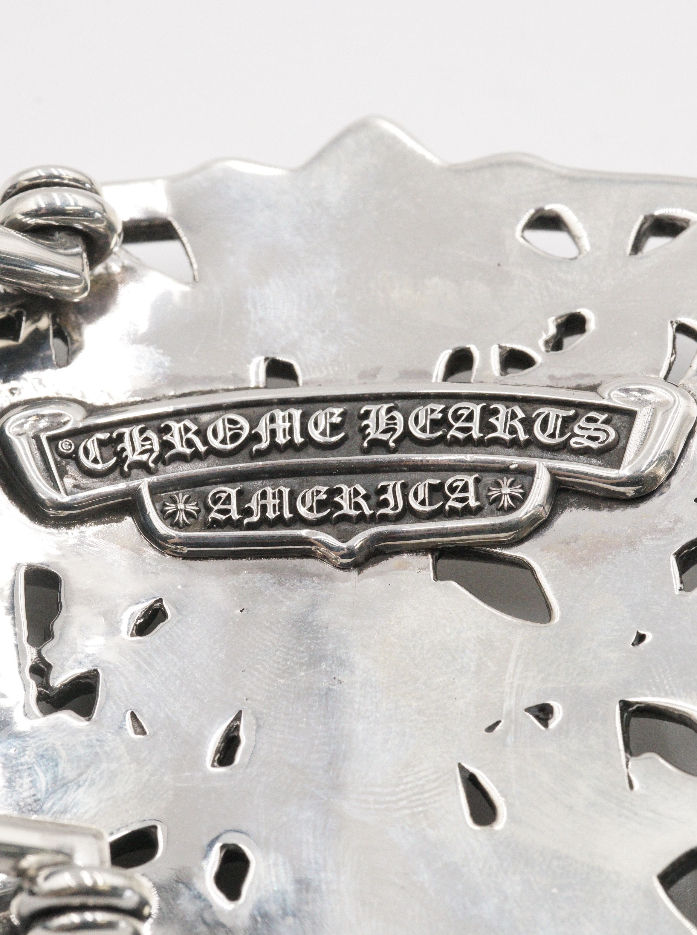 Chrome Hearts Chrome Hearts Cemetery Cross Belt in Silver - 34 Size 34 - 7 Thumbnail