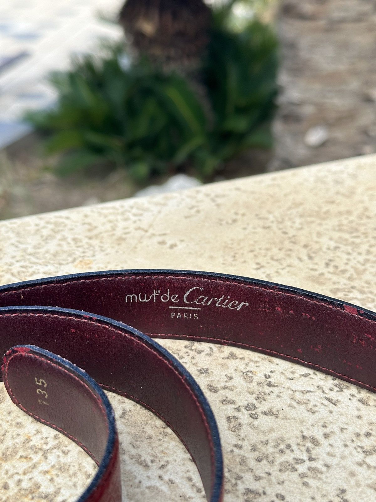 小物 Cartier archive vintege leather belt Cartier Vintage Belt - Belts