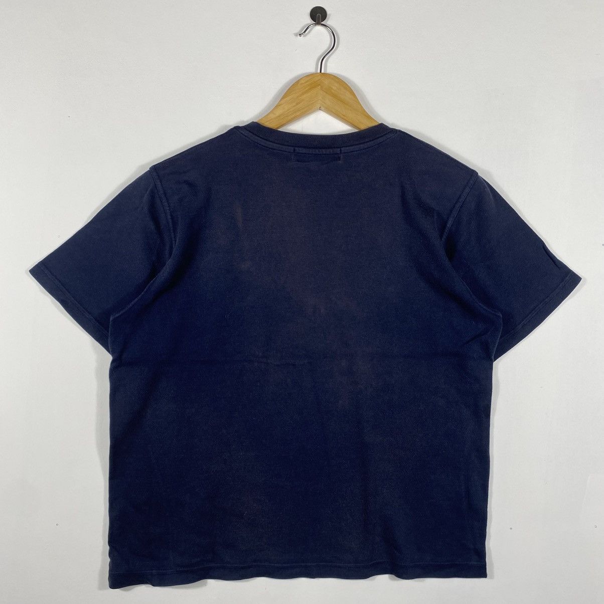 Courreges Vintage 90's COURREGES PARIS Embroidery Logo Faded Tee Shirt Size S / US 4 / IT 40 - 5 Thumbnail