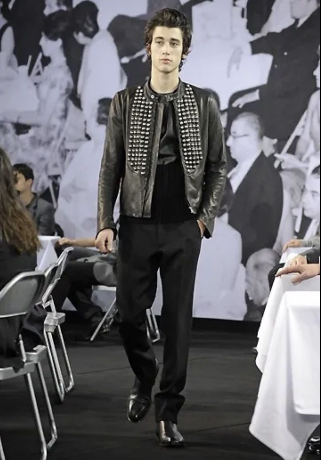 Maison Margiela Maison Martin Margiela 2010AW Archive Tuxedo Leather Jacket Size US M / EU 48-50 / 2 - 8 Thumbnail