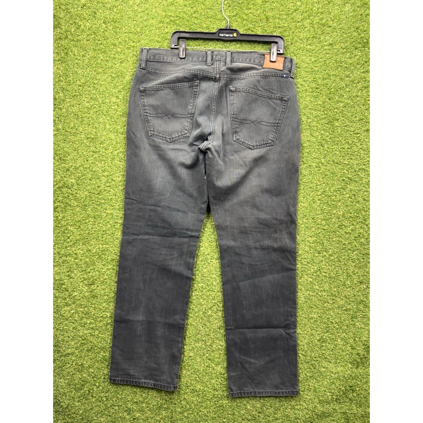 Lucky Brand Lucky Brand Jeans Mens 36x32 Dark Wash Denim 221 Original Straight Leg Casual Jeans Mens 36 Dark Blue Cotton 5-Pocket Regular Fit Vintage: No Size US 36 / EU 52 - 2 Thumbnail