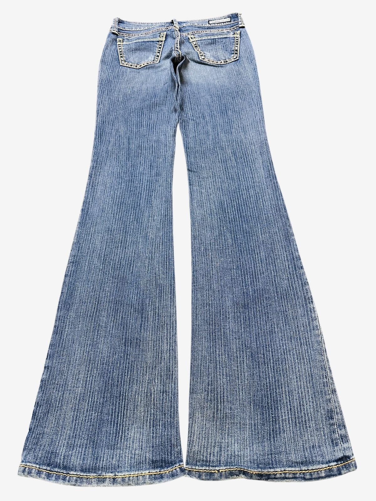 Vintage Vintage Distressed Nuve Faded Wash Flare Style Size US 28 / EU 44 - 2 Thumbnail