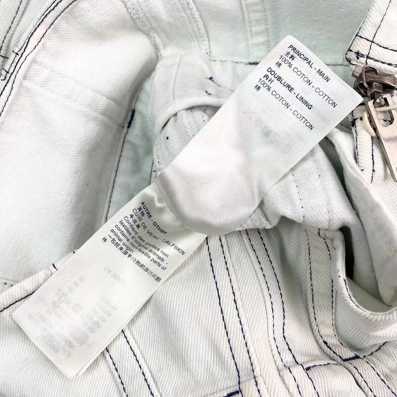 Louis Vuitton Louis Vuitton White zip-up high-waist pants Size US 38 / EU 54 - 6 Thumbnail