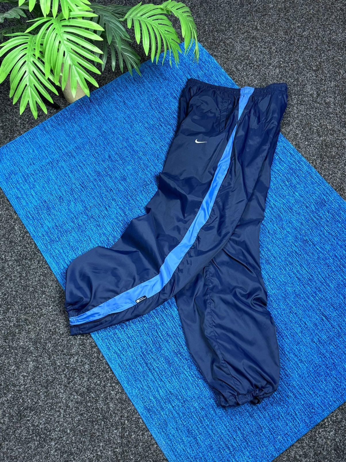 Nike × Vintage Nike Casual Pants On irons rubber bands Y2K Drilll size S Size US 30 / EU 46 - 6 Thumbnail