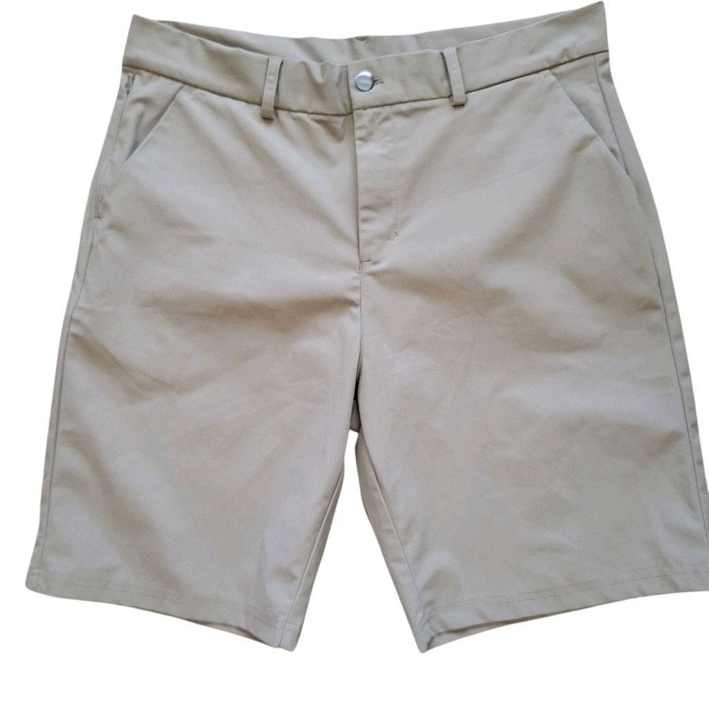Other Soothfeel Men's Active Beige Polyester Shorts 34 Inseam 9" Size US 34 / EU 50 - 1 Thumbnail