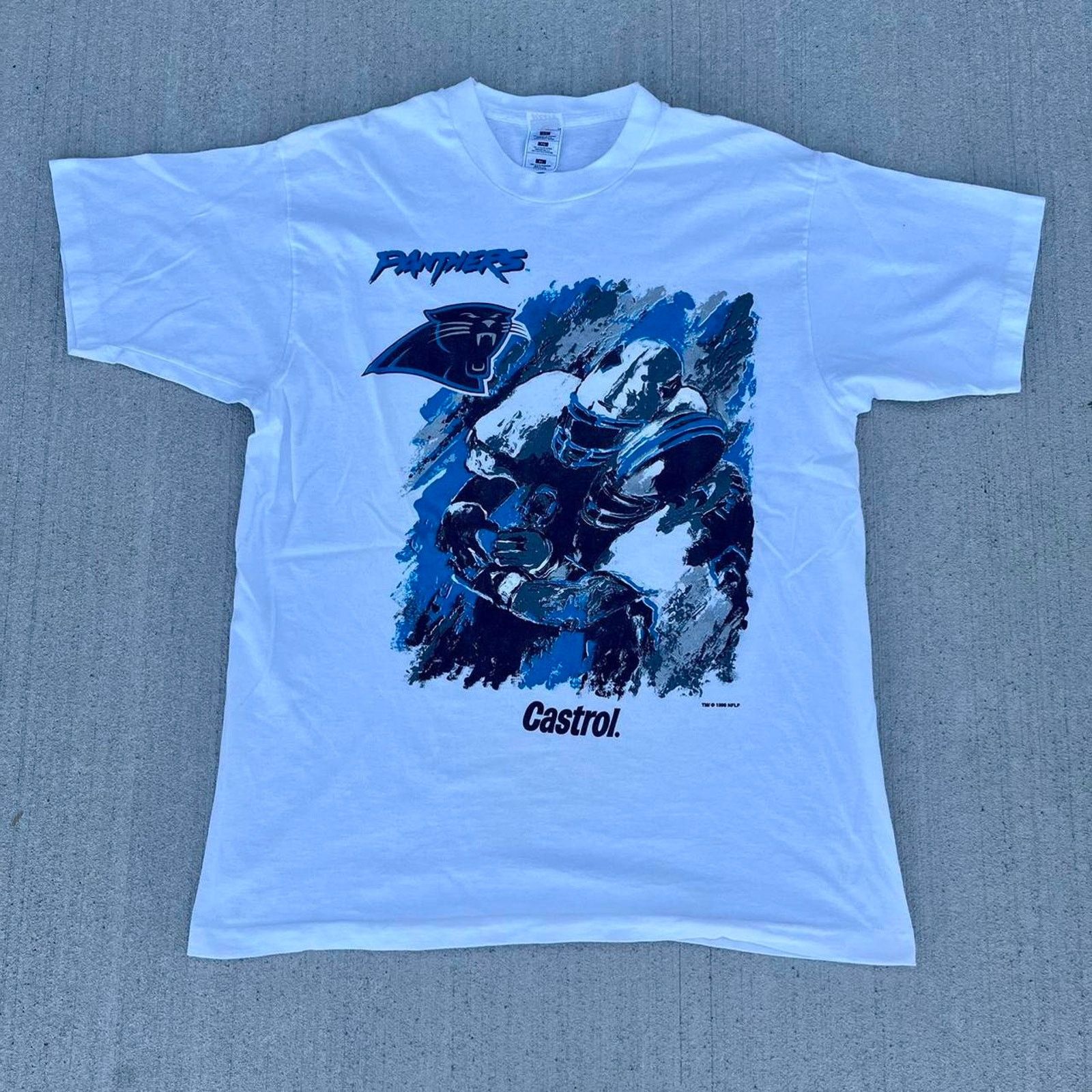 NFL Vintage 90s carolina panthers graphic Size US XL / EU 56 / 4 - 2 Thumbnail