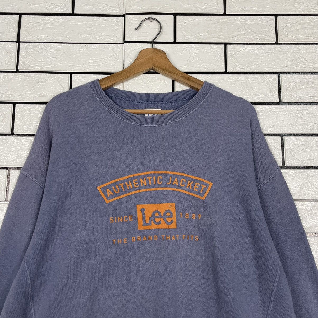 Lee Lee Big Logo Crewneck Sweatshirt Size US M / EU 48-50 / 2 - 2 Thumbnail