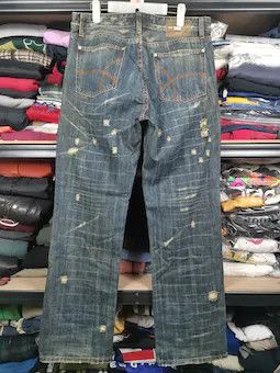 If Six Was Nine Vintage Japanese Brand X-ray Loose Straight Jeans Size US 36 / EU 52 - 2 Thumbnail