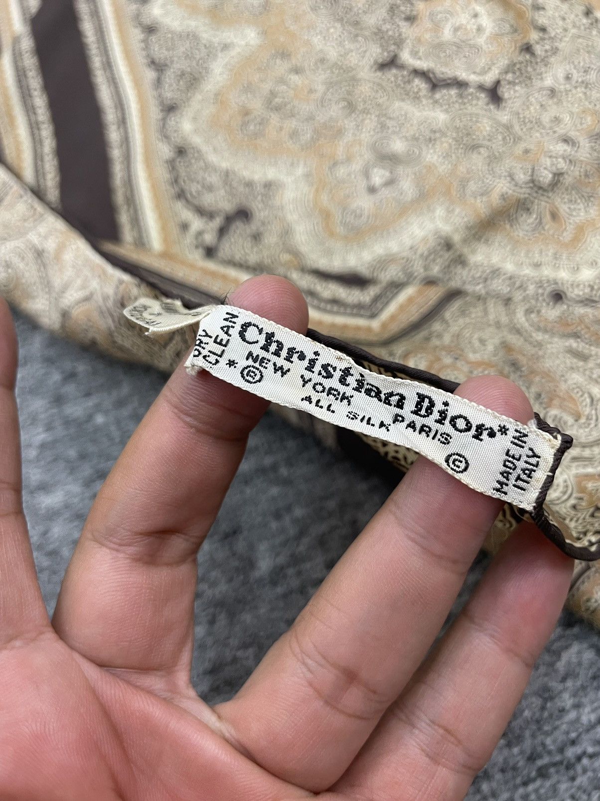 Christian Dior Monsieur christian dior vintage 70s silk scarf Size ONE SIZE - 4 Thumbnail