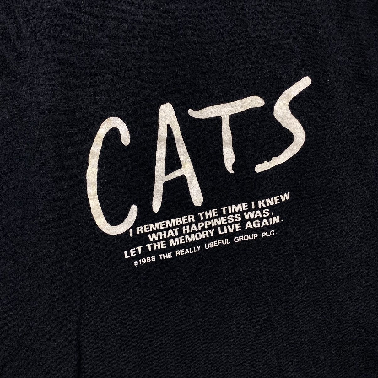 Vintage Vintage CATS MUSICAL FILM Theatre Movie Black Short Sleeve Size US M / EU 48-50 / 2 - 3 Thumbnail