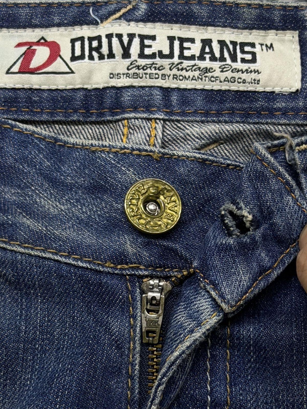 Japanese Brand Exotic Vintage Denim Drive Falcon 7.0 Limited Edition | W31 Size 31" - 9 Thumbnail