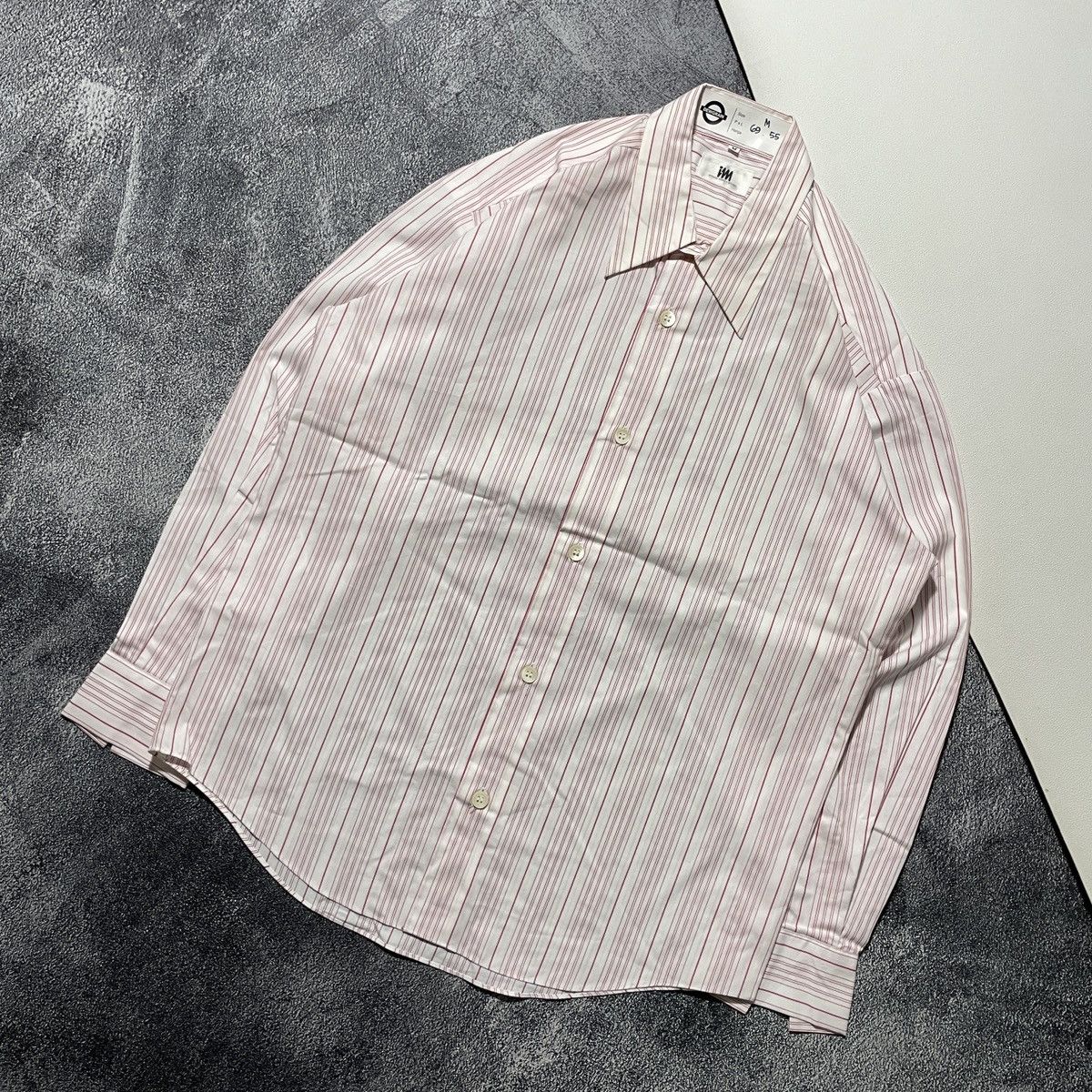 Issey Miyake × Seiko Vintage Issey Miyake Striped Shirts Japan Size US M / EU 48-50 / 2 - 2 Thumbnail