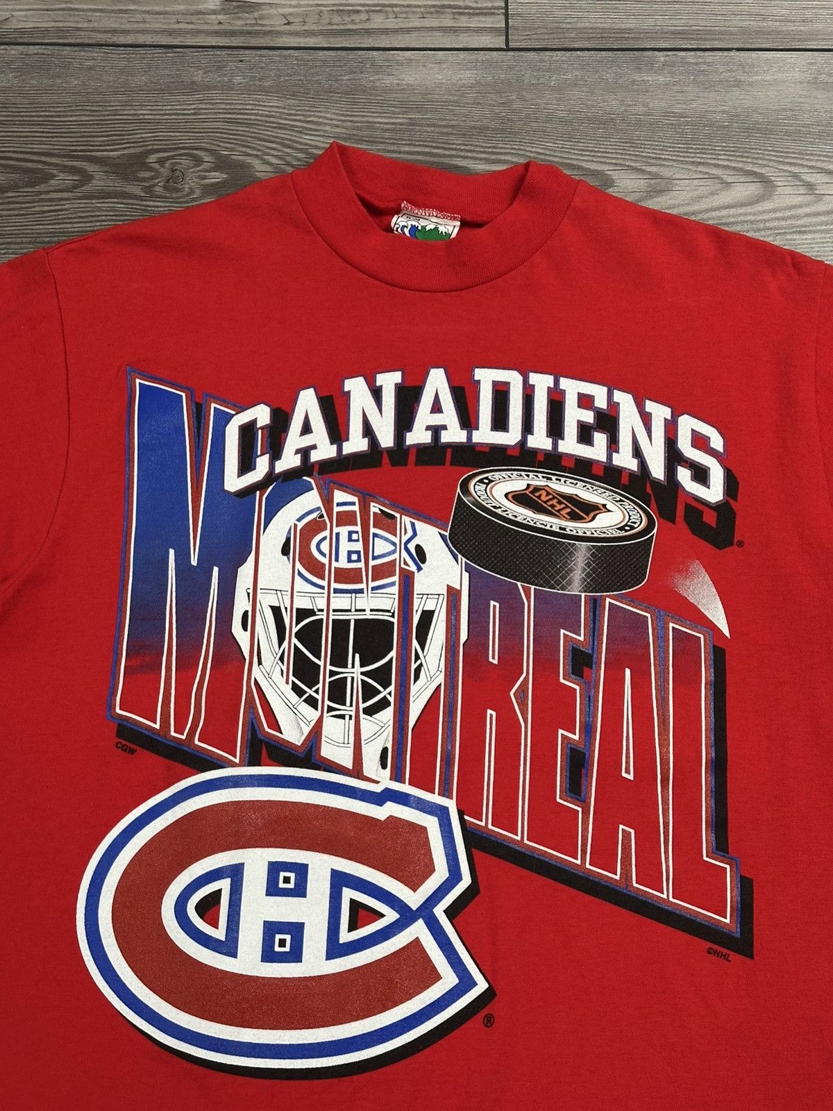 NHL × Vintage Vintage 90’s Montreal Canadiens T Shirt Size US S / EU 44-46 / 1 - 2 Thumbnail