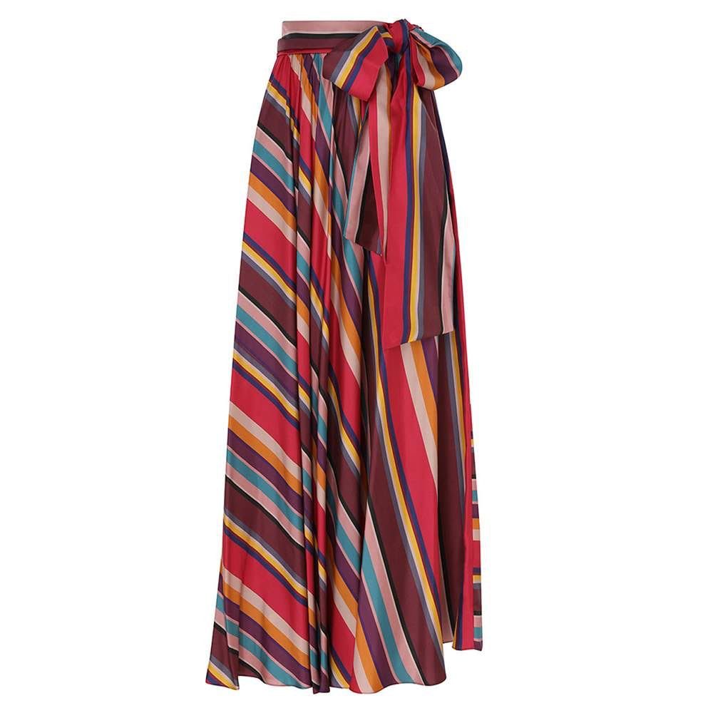 oc11z0825 Pavilion Maxi Wrap Skirt in Multicolor