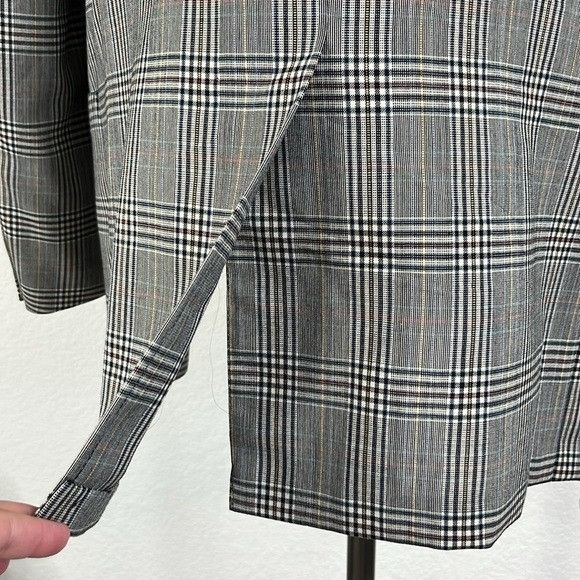 Maus & Hoffman Hickey Freeman x Maus Hoffman Wool Plaid Gridded Sportscoat Size 42R - 7 Thumbnail