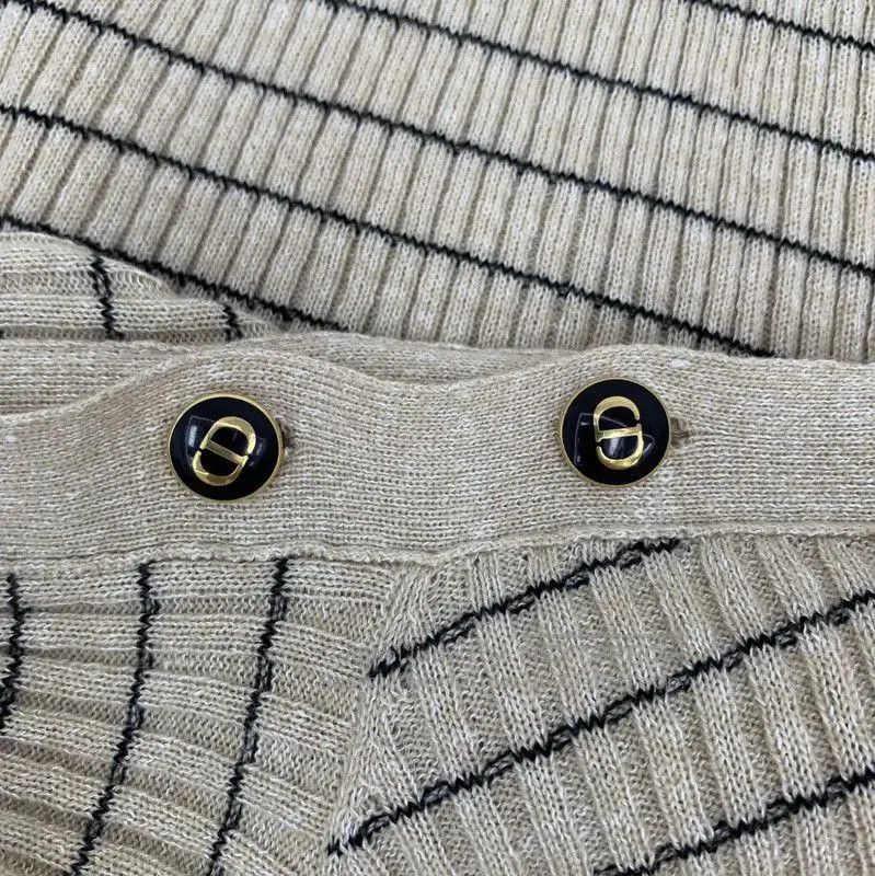 Dior Dior Brown Cashmere Knit Top for Women . Size XXS / US 00 / IT 34 - 6 Thumbnail