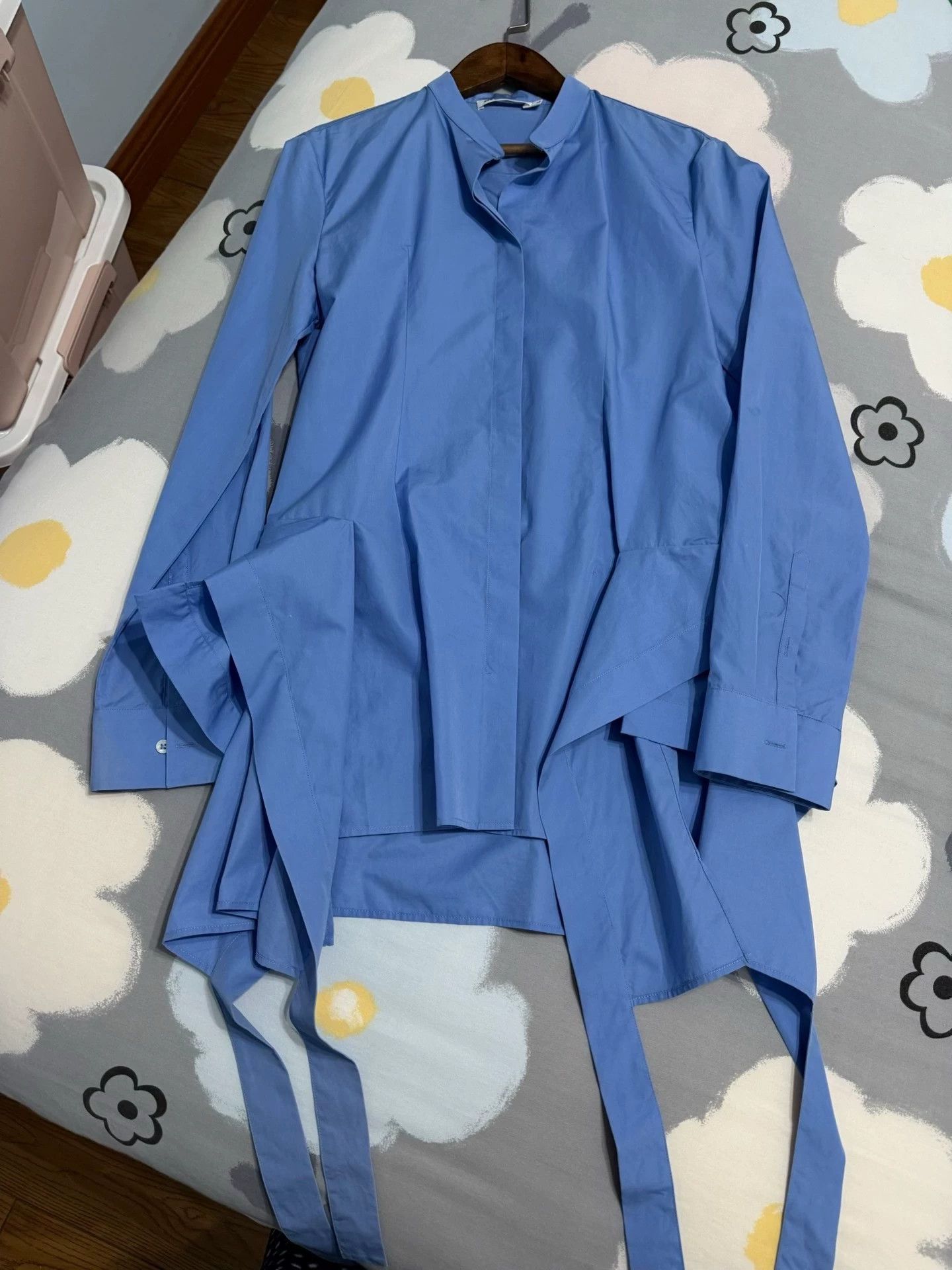 Jil Sander Jil Sander Shirt Tie Detail 9/10 Size XXS / US 00 / IT 34 - 2 Thumbnail