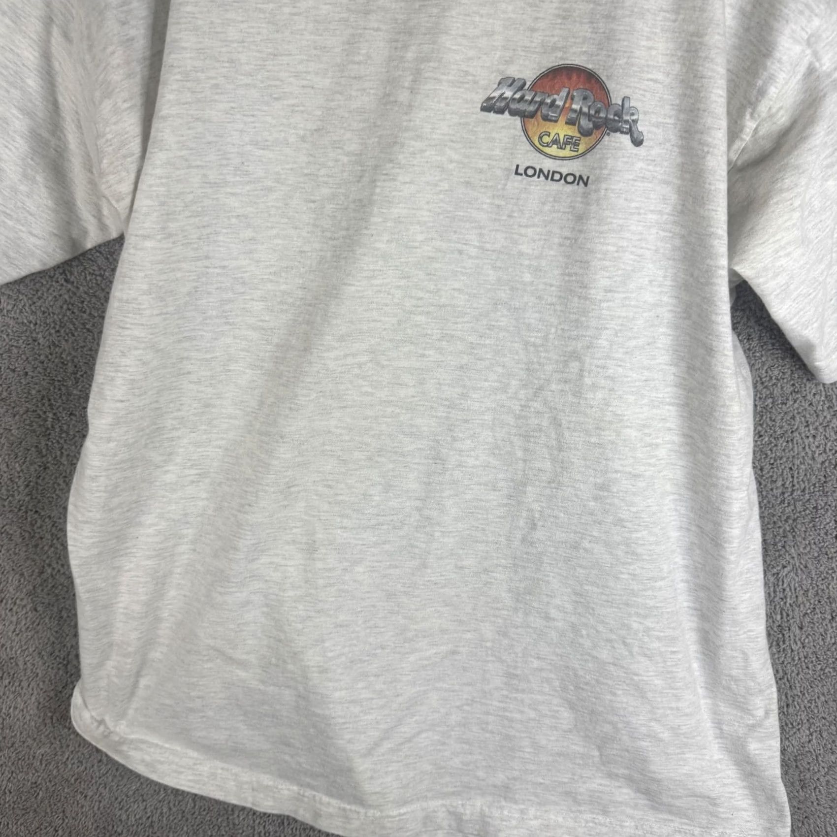 Hard Rock Cafe VINTAGE Hard Rock Cafe Shirt Mens XL Gray 2000 London Guitar Back Graphic Tee Size US XL / EU 56 / 4 - 4 Thumbnail