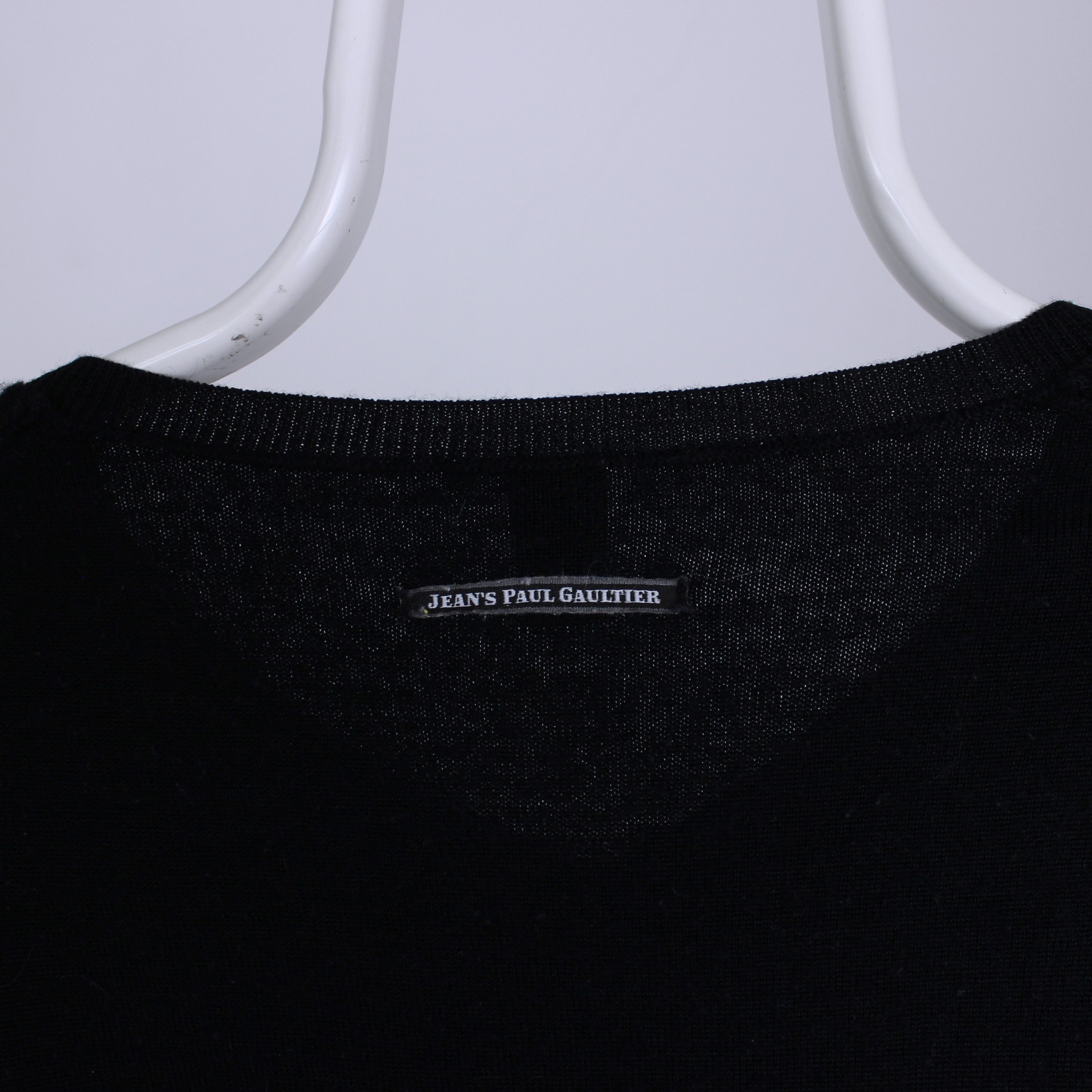 Jean Paul Gaultier Jean Paul Gaultier sweater wool black S M Size US M / EU 48-50 / 2 - 8 Thumbnail
