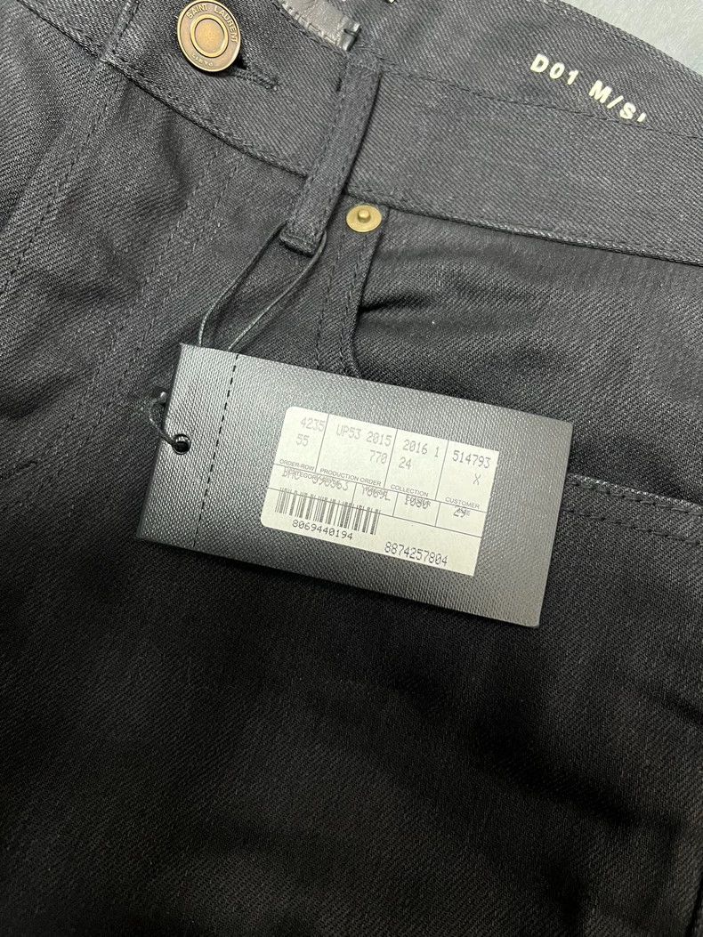 Saint Laurent Paris Saint laurent paris 16 Spring/Summer D01 Black Knee Knife B Size US 29 - 5 Thumbnail
