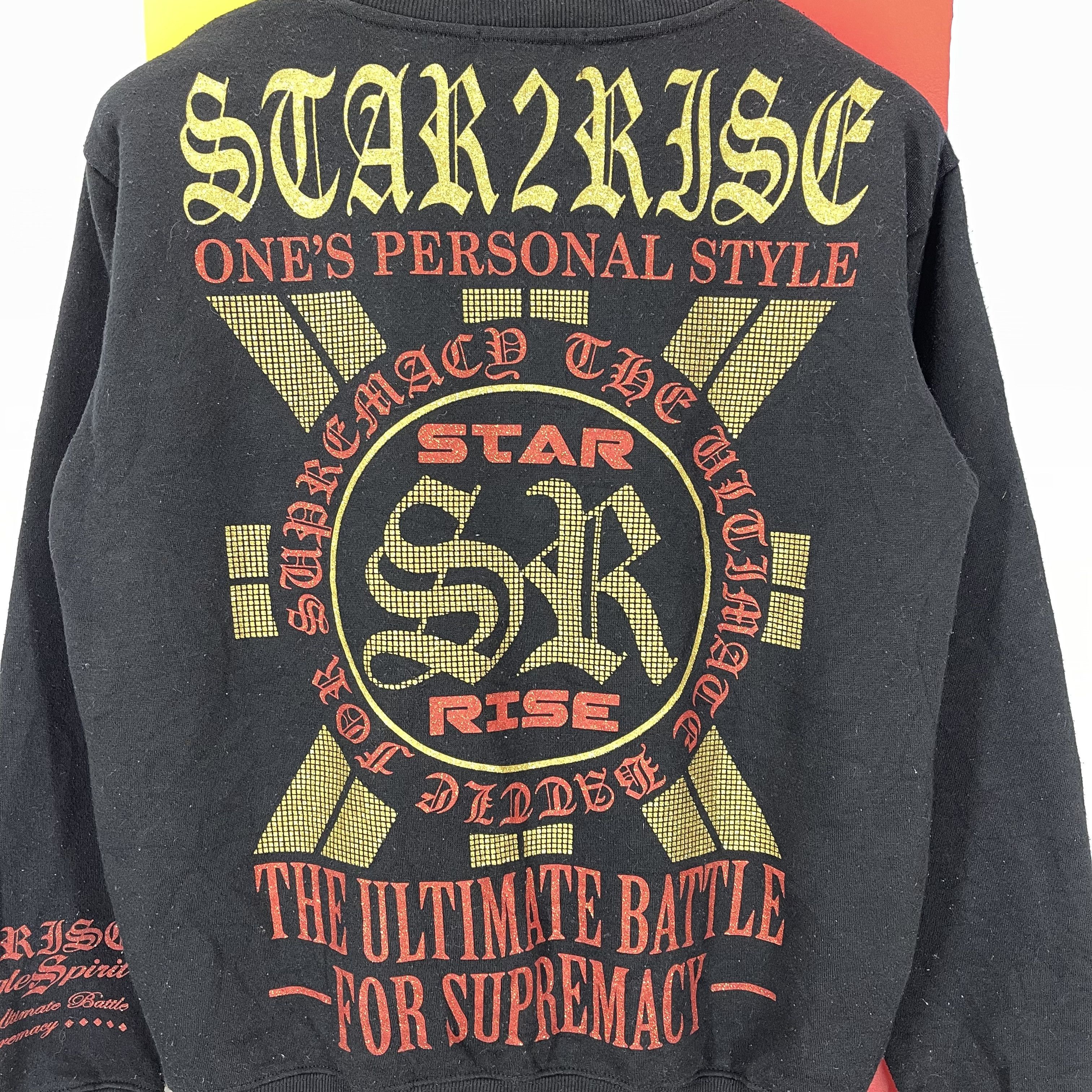 Japanese Brand STAR RISE by ORIGINAL REMAK GEAR Sweatshirt #1344/AU Size US M / EU 48-50 / 2 - 2 Thumbnail