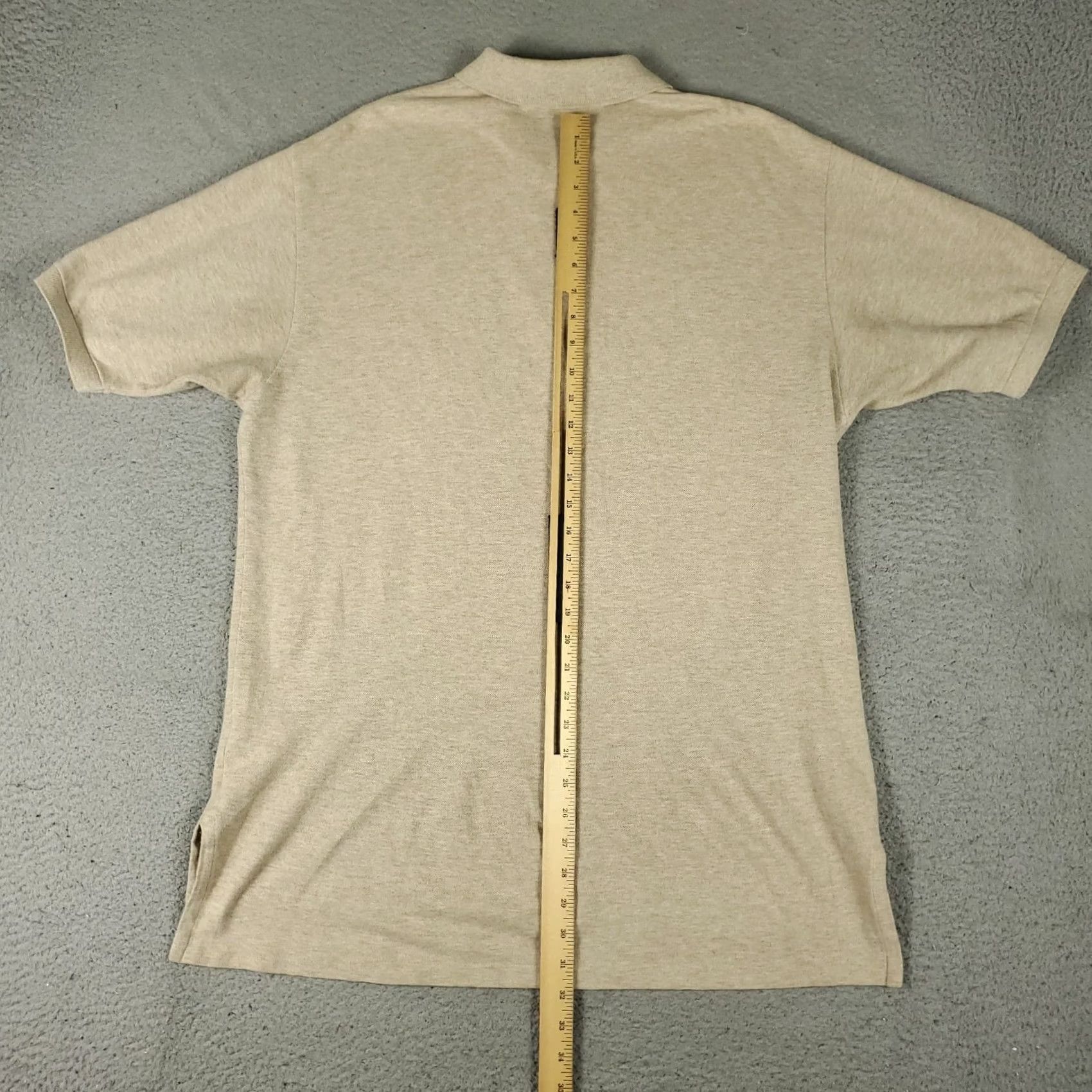 Ralph Lauren Ralph Lauren Polo Shirt Mens Large Beige Pony Casual Short Sleeve Polo Size US L / EU 52-54 / 3 - 5 Thumbnail