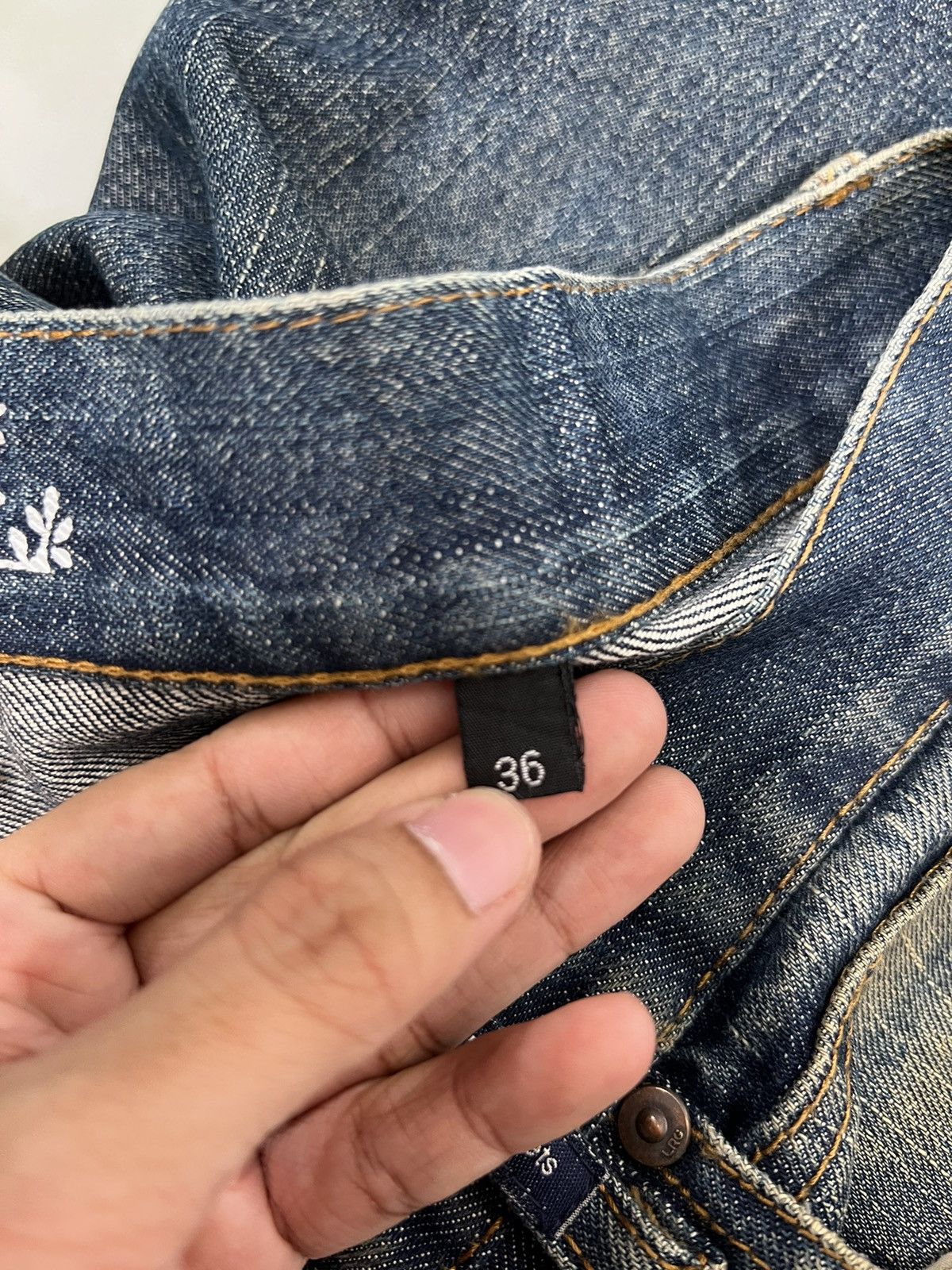 LRG 🔥 LRG DYED BROKEN DENIM JEANS Size US 38 / EU 54 - 14 Thumbnail