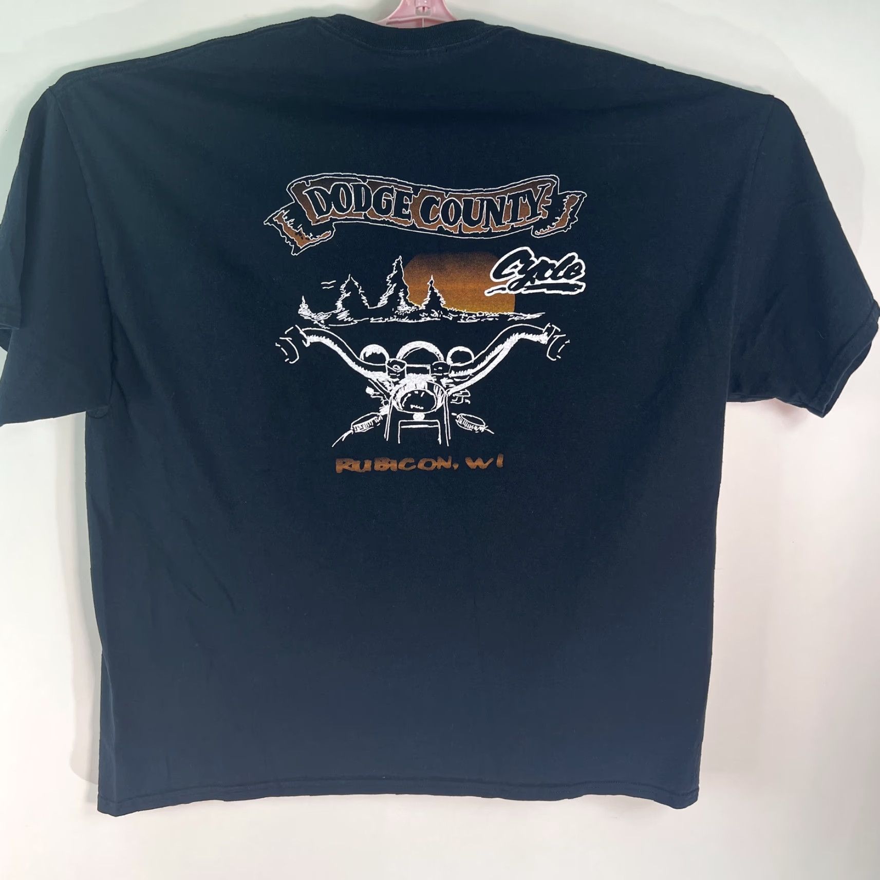Gildan Dodge County Cycle Rubicon Wi Gildan Mens Short Sleeves Black T Shirt Size 2XL Size US XXL / EU 58 / 5 - 3 Thumbnail