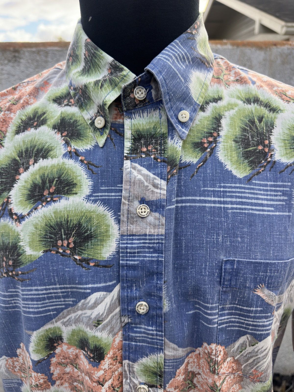 Reyn Spooner Reyn Spooner Classic Fit Multicolored Hawaiian Print Men's L Size US L / EU 52-54 / 3 - 3 Thumbnail