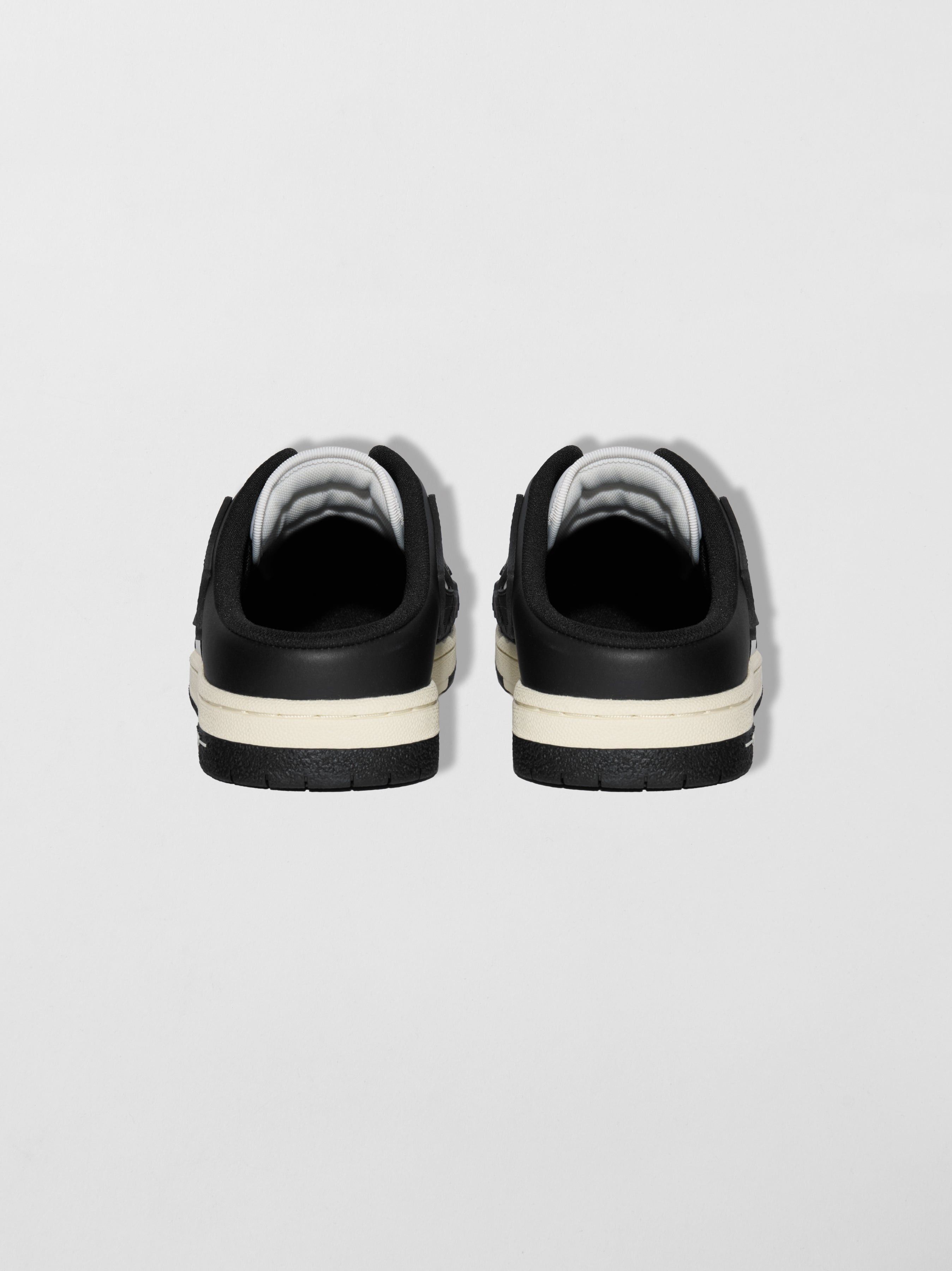 Amiri oc11z0325 Skelton Low Top Slipon in Black/White Size US 12 / EU 45 - 4 Thumbnail