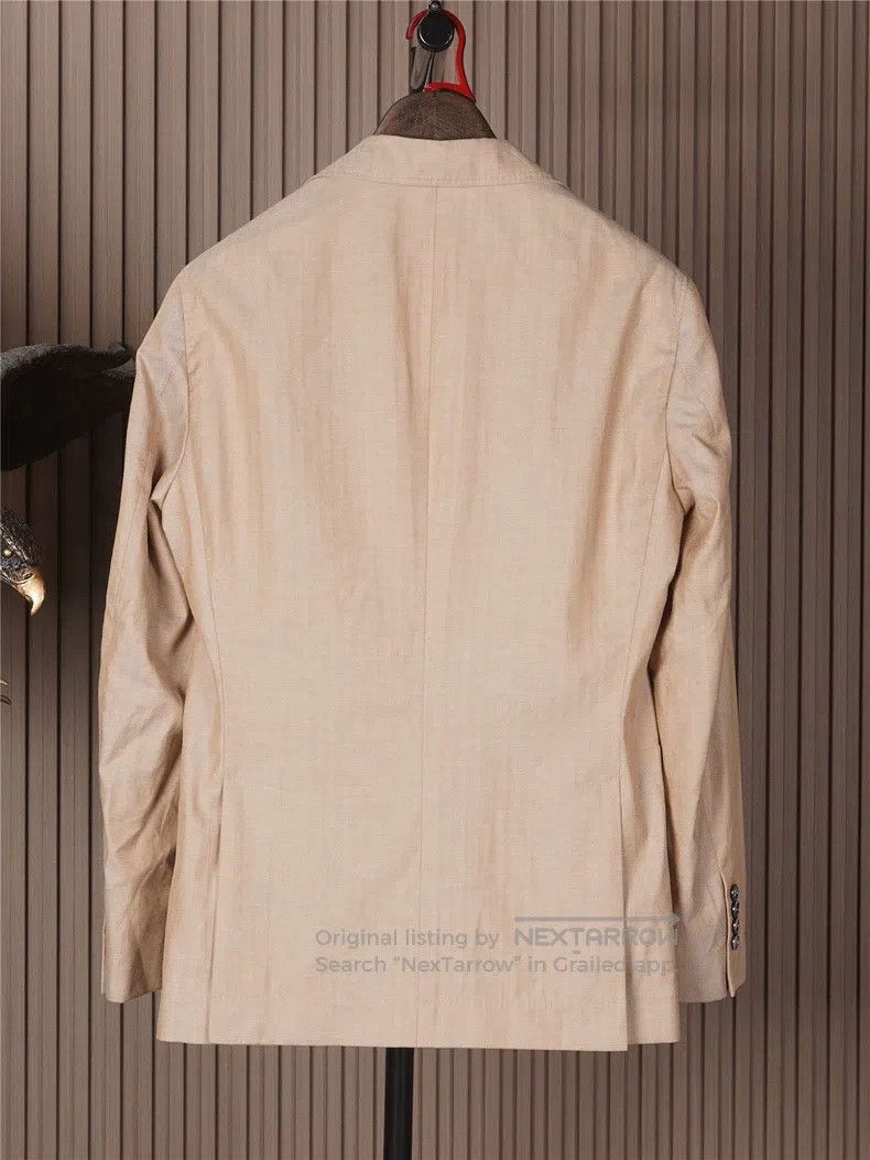 Brunello Cucinelli Brunello Cucinelli Silk island cotton coat Size 48L - 2 Thumbnail