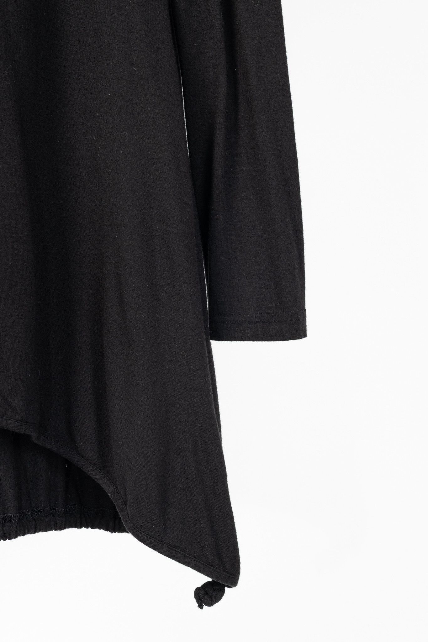 Annette Gortz Annette Gortz Faro Black Jersey Drawstring-Hem Tunic Size M / US 6-8 / IT 42-44 - 6 Thumbnail
