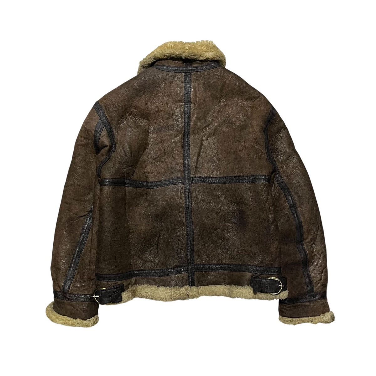 Schott × Vintage Vintage 90s schott bross inc b-3 usaf flight leather jacket Size US L / EU 52-54 / 3 - 2 Thumbnail