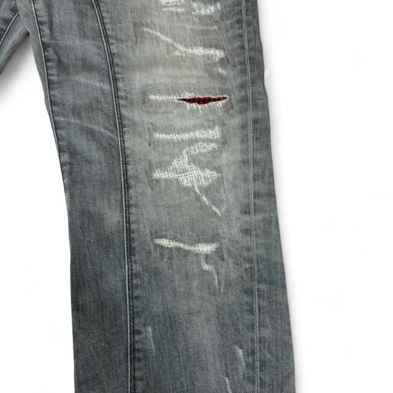 True Religion Buckaroo ripped denim jeans slim fit Size US 32 / EU 48 - 2 Thumbnail