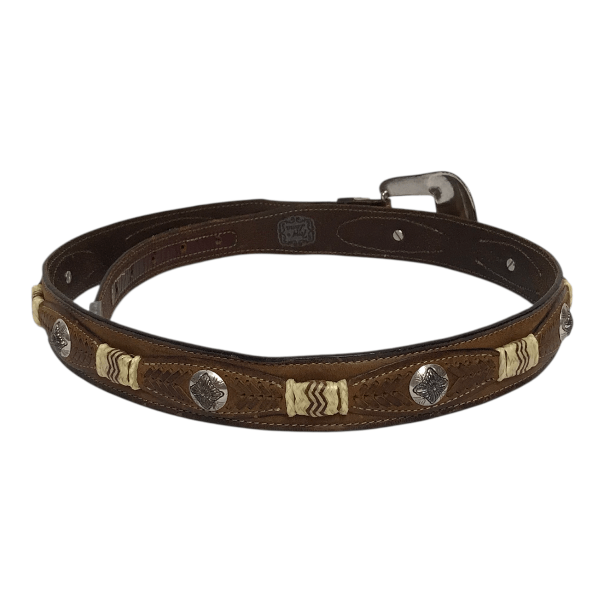 Tony Lama Tony Lama western Cowhide Leather Belt Size ONE SIZE - 6 Thumbnail