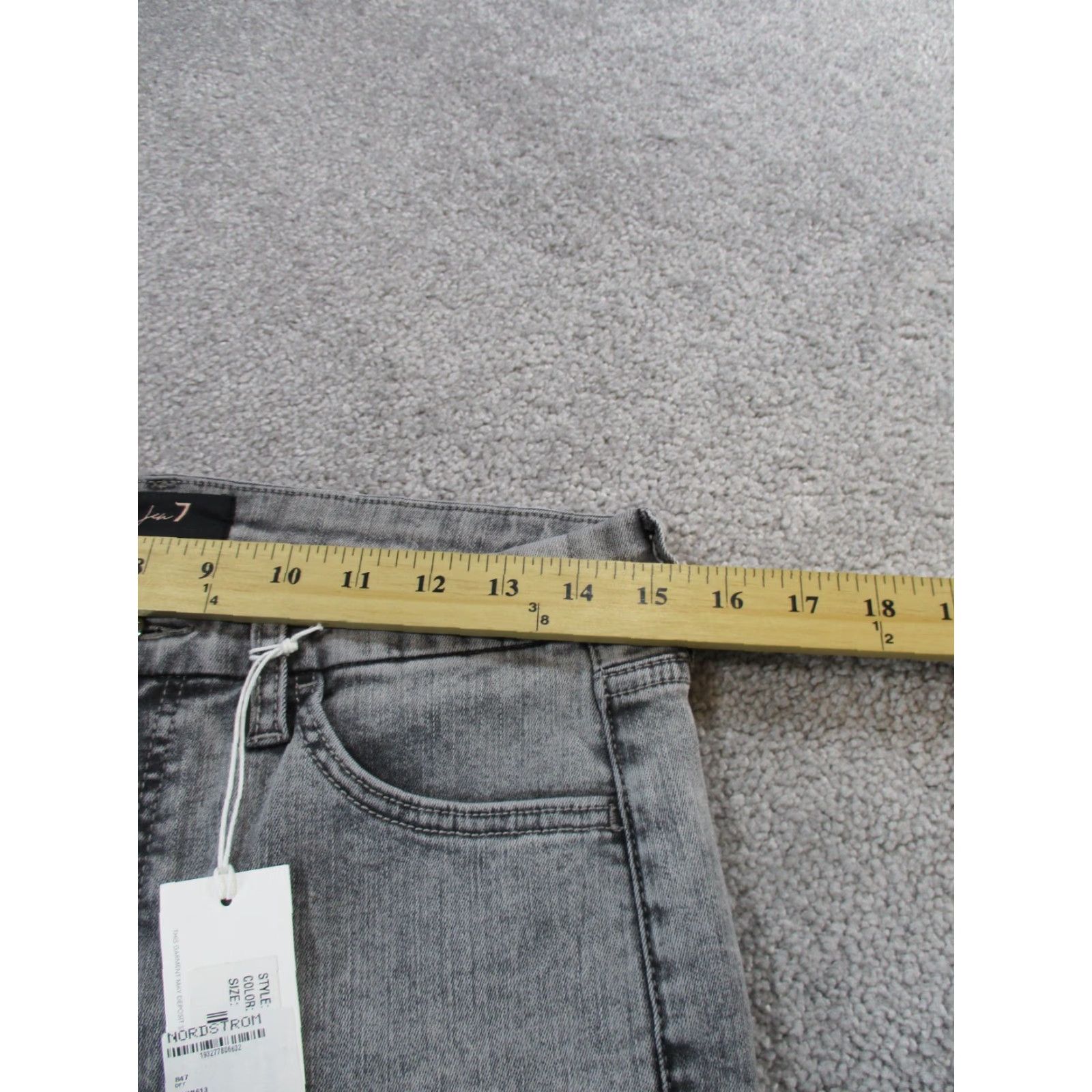 Vintage VINTAGE Adriano Goldschmied Jen 7 Jeans Womens 6 Slim Boyfriend Gray Denim NEW Size 28" / US 6 / IT 42 - 7 Thumbnail