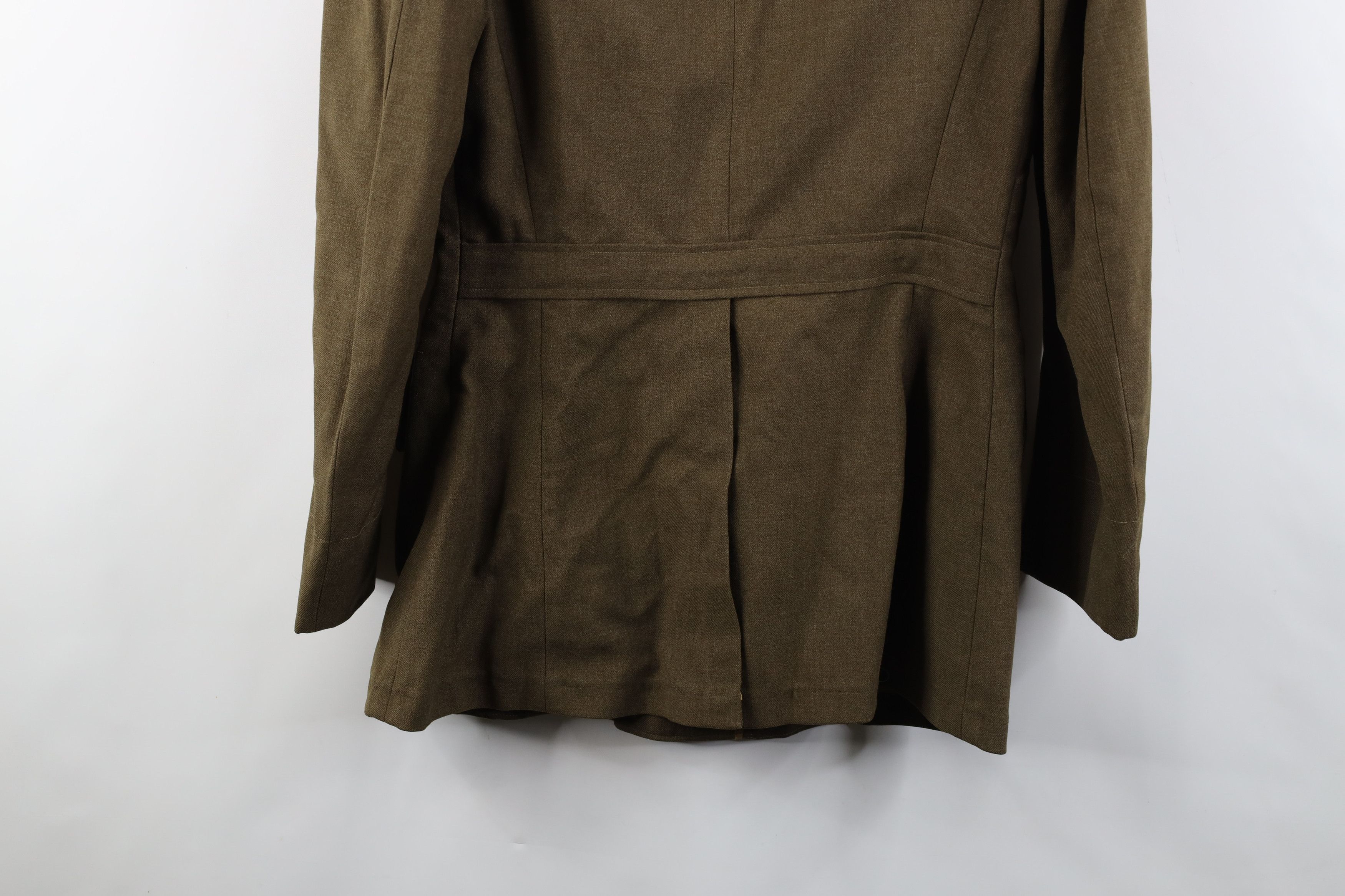 Vintage Vintage 40s WWII China Burma India Wool Officer Jacket USA Size US L / EU 52-54 / 3 - 13 Thumbnail